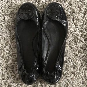 Tory Burch black patent leather Ballet Flat!